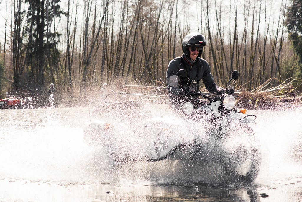 Crossing the river in URAL